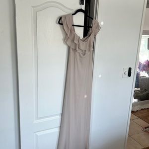 Maxi bridesmaid dress